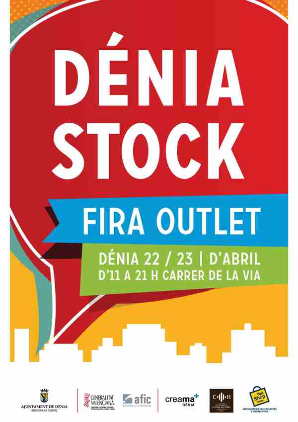  La feria outlet Dénia Stock se celebra el 22 y 23 de abril en la calle La Vía 