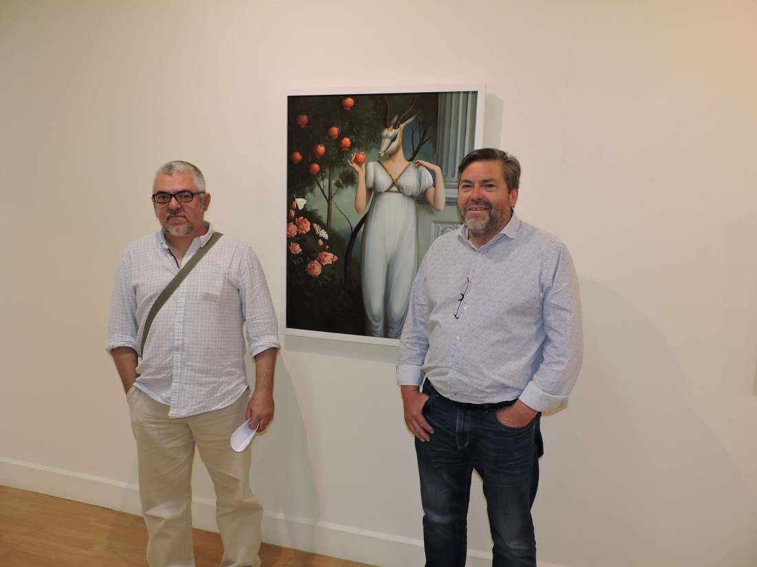   La obra del pintor alcudiano Josep Ros se muestra en el Centre d’Art l’Estació de Dénia 