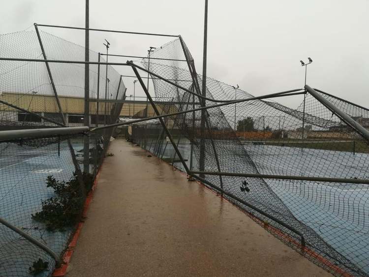 Daños en el Club de Tenis