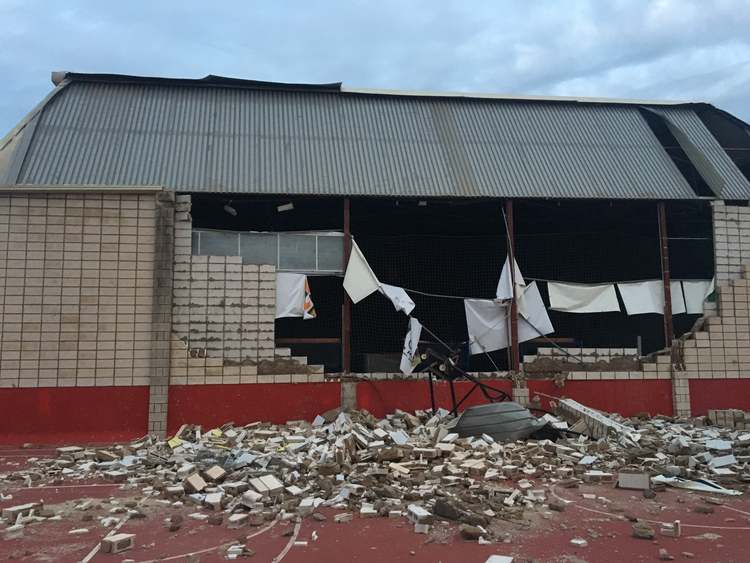 Dénia reparará el pabellón deportivo destruido por el temporal mientras inicia el proyecto d...