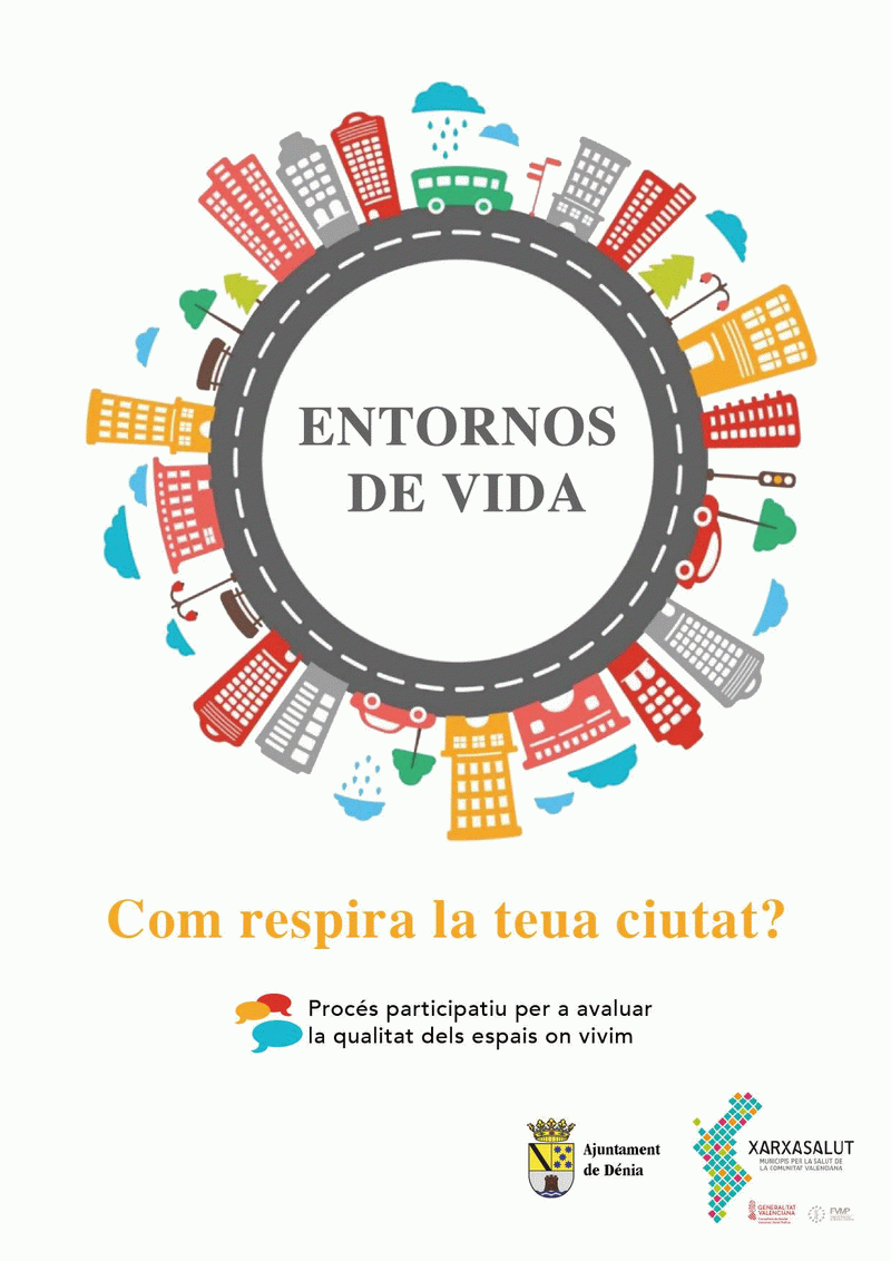  Dénia propone a sus habitantes que evalúen la calidad de los espacios urbanos a través del proceso participativo “Entornos de vida” 