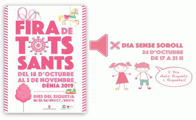 La Feria de Tots Sants de Dénia programa una tarde sin ruido para favorecer la inclusión de ...