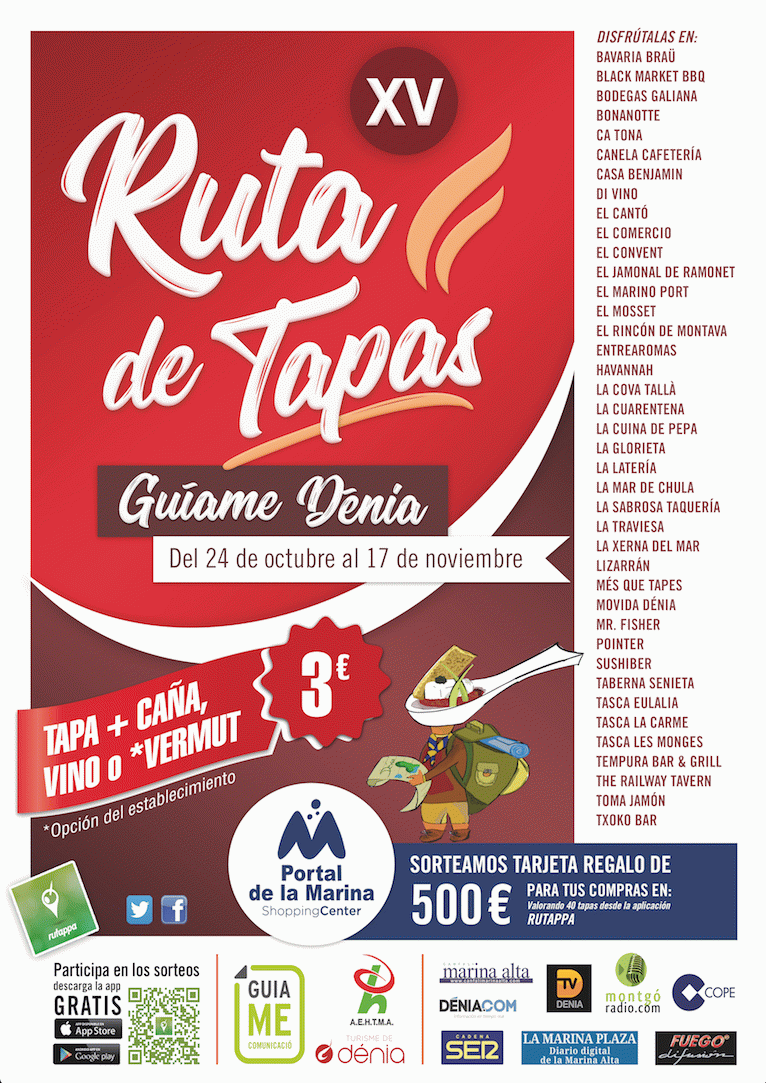 XV Ruta de Tapes Dénia