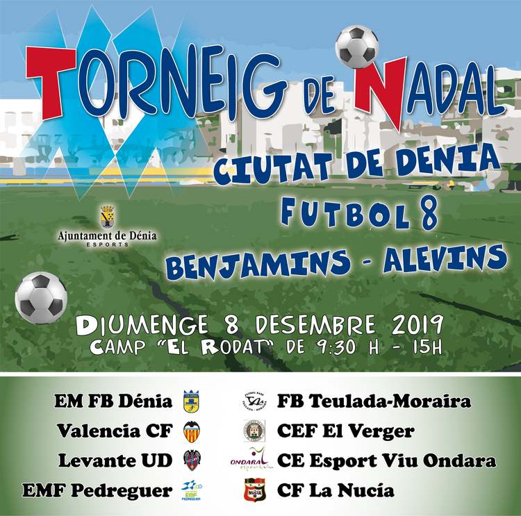  

El torneig de Nadal Ciutat de Dénia de futbol 8 arriba a la vintena edició