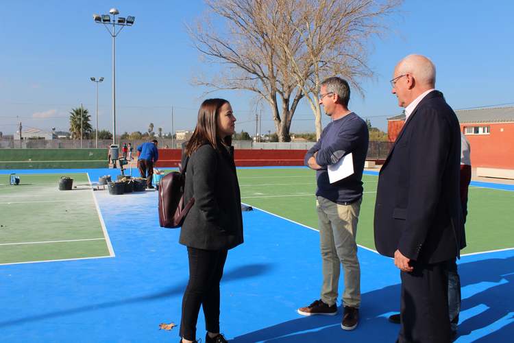 Visita al col·legi Pou de la Muntanya després de les obres de reforma del centre