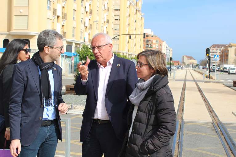 El conseller Arcadi España anuncia que la Línea 9 del TRAM estará operativa “a mediados o fi...