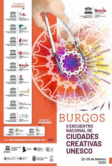  Dénia presenta su proyecto y su cocina en el II Encuentro de Ciudades Creativas españolas que se celebra en Burgos 