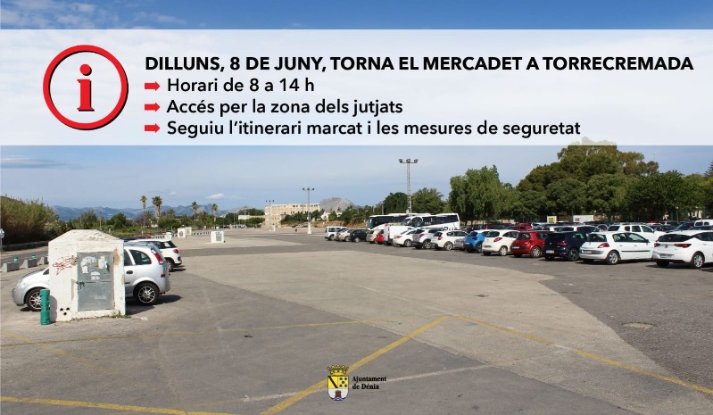 El mercadet dels dilluns de Torrecremada torna el 8 de juny