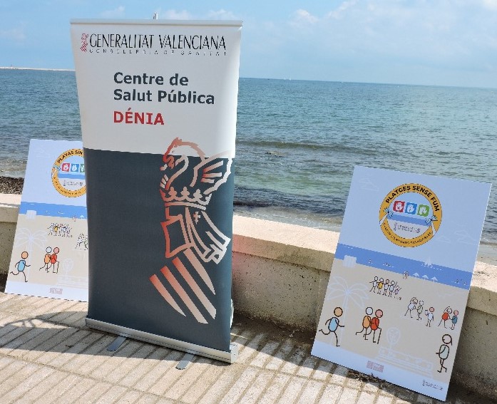 Dénia se adhiere a la red valenciana de “Playas sin humo”