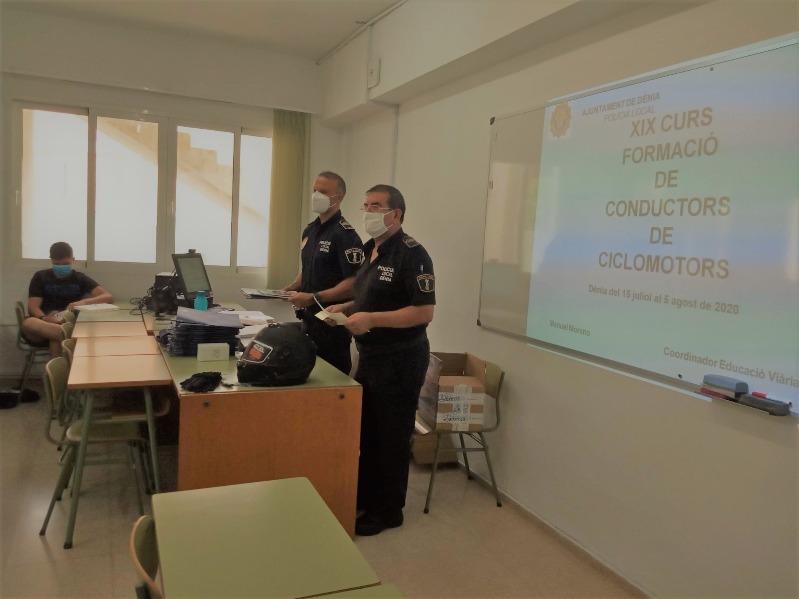 El XIX Curs de formació de conductors de ciclomotor comença hui amb 35 joves inscrits