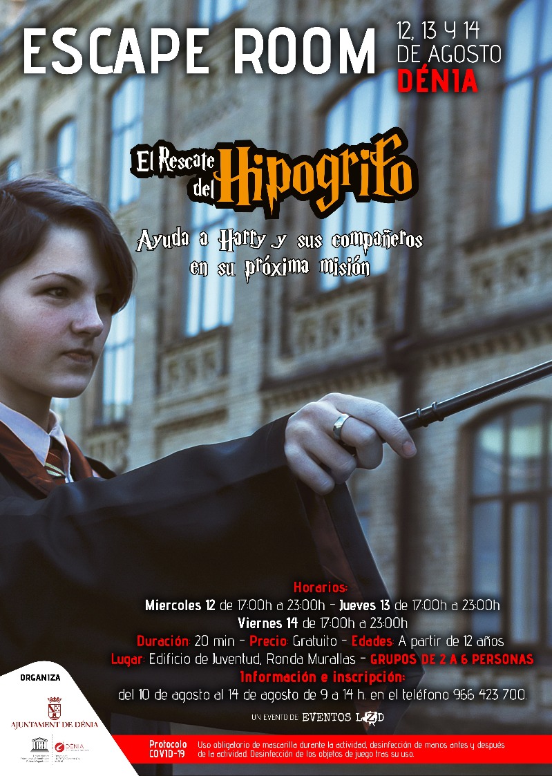  

Escape room amb temàtica de Harry Potter per a celebrar el Dia internacional de la Jove...