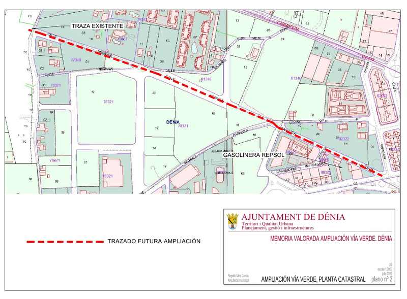 L’Ajuntament de Dénia trau a licitació les obres de prolongació de la Via Verda fins a l’avi...