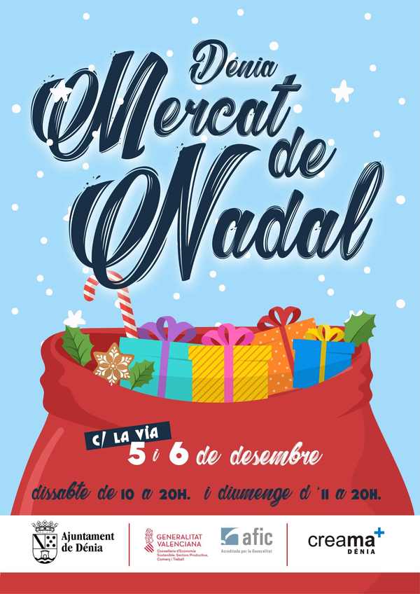 La Concejalía de Comercio organiza un Mercado de Navidad en la calle La Vía este fin de semana