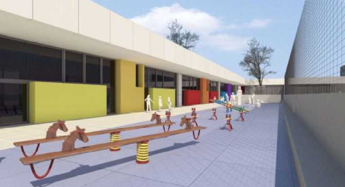 
L’Ajuntament de Dénia aprova el projecte del nou aulari i gimnàs del col·legi Pou de la Mu...