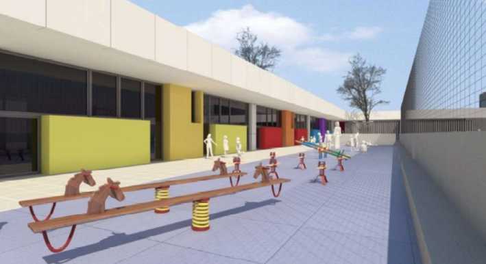 El Ayuntamiento de Dénia aprueba el proyecto del nuevo aulario y gimnasio del colegio Pou de...