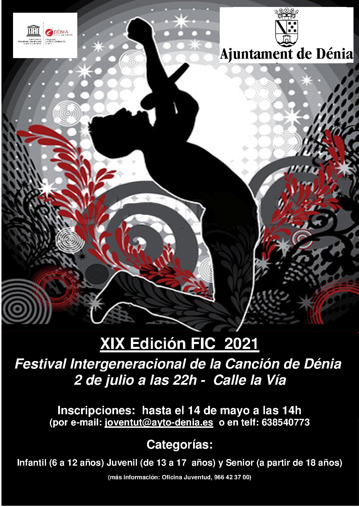  El Ayuntamiento de Dénia prepara una nueva edición del Festival Intergeneracional de la Canción para el 2 de julio 