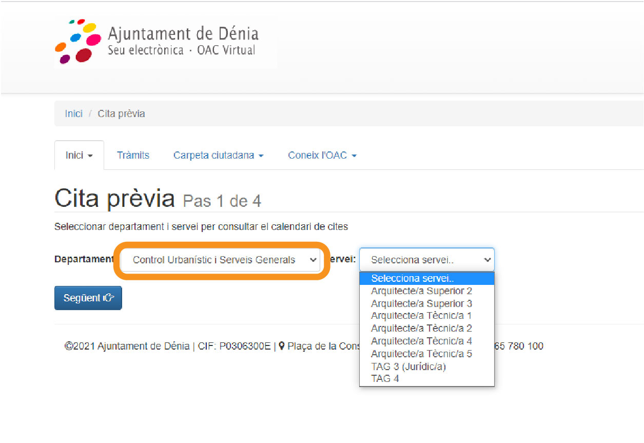  Ya se puede pedir cita previa con el personal técnico de Urbanismo a través de la Sede Electrónica 