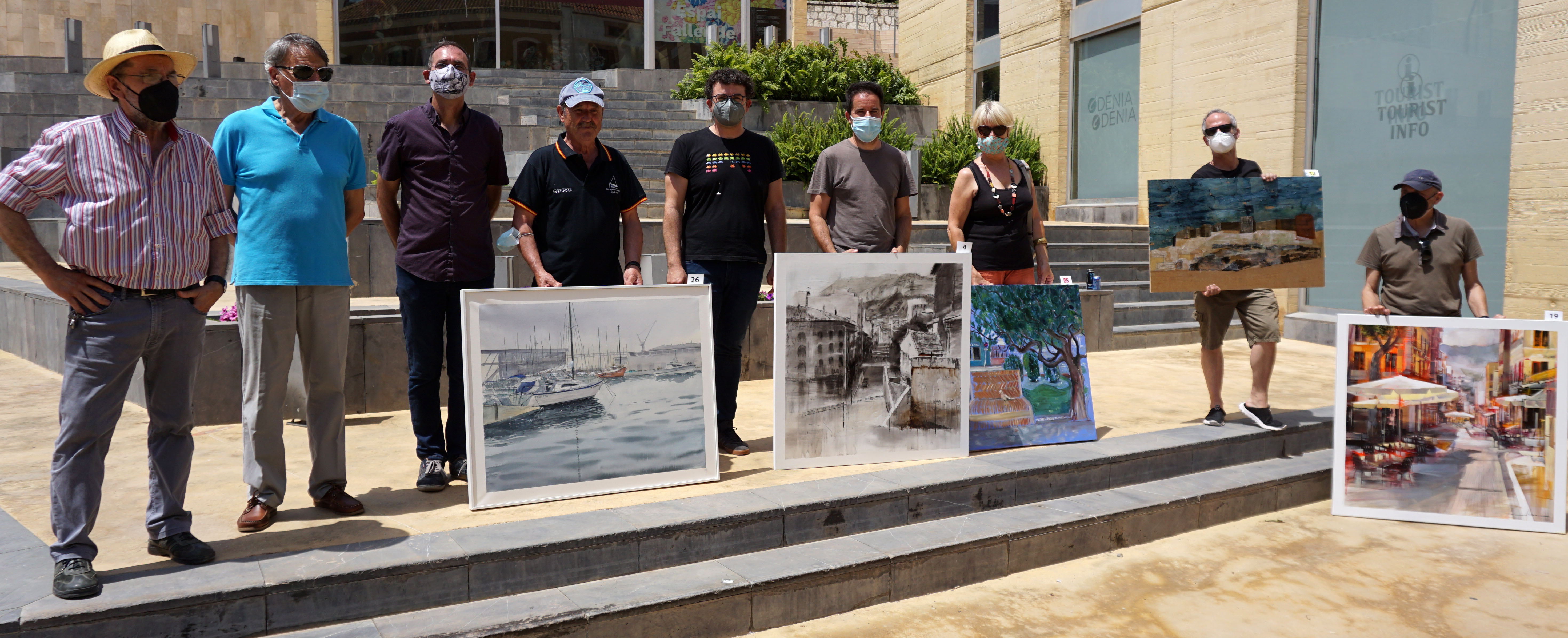 Enrique Luis Pons guanya el VII Concurs de pintura ràpida "Ciutat de Dénia"