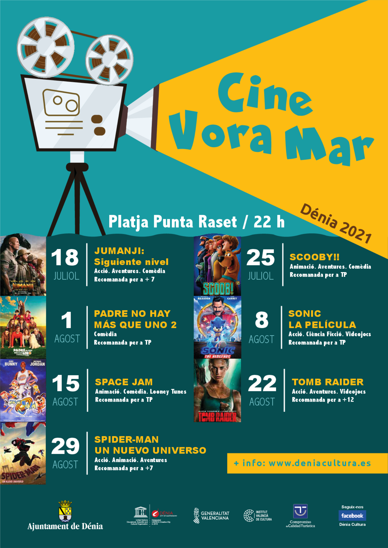El domingo, 18 de julio, comienza el "Cine Vora Mar"