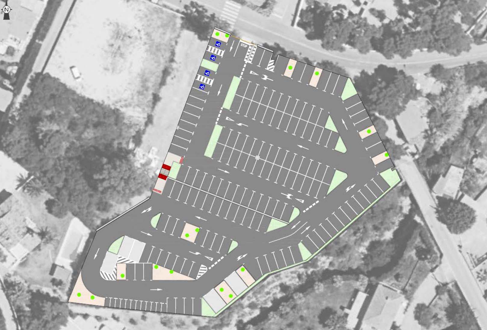 A licitación las obras de construcción del parking público de Les Rotes