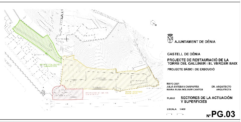 El Ajuntament de Dénia adjudica las obras de restauración de la Torre del Galliner y el Verg...