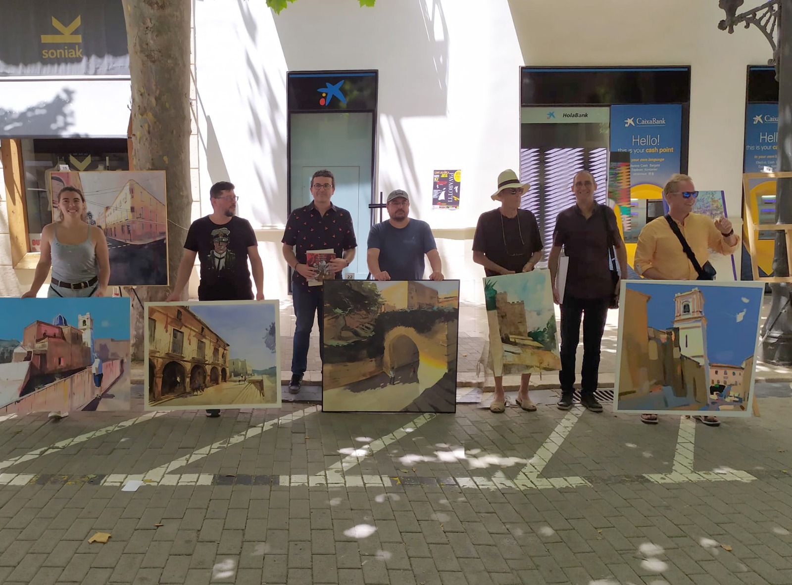 
Miguel Carlos Montesinos guanya el VIII Concurs de pintura ràpida Ciutat de Dénia