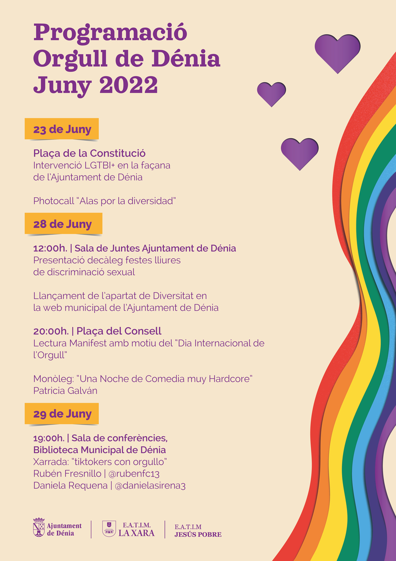 Dénia celebra el Día del Orgullo y abraza la diversidad