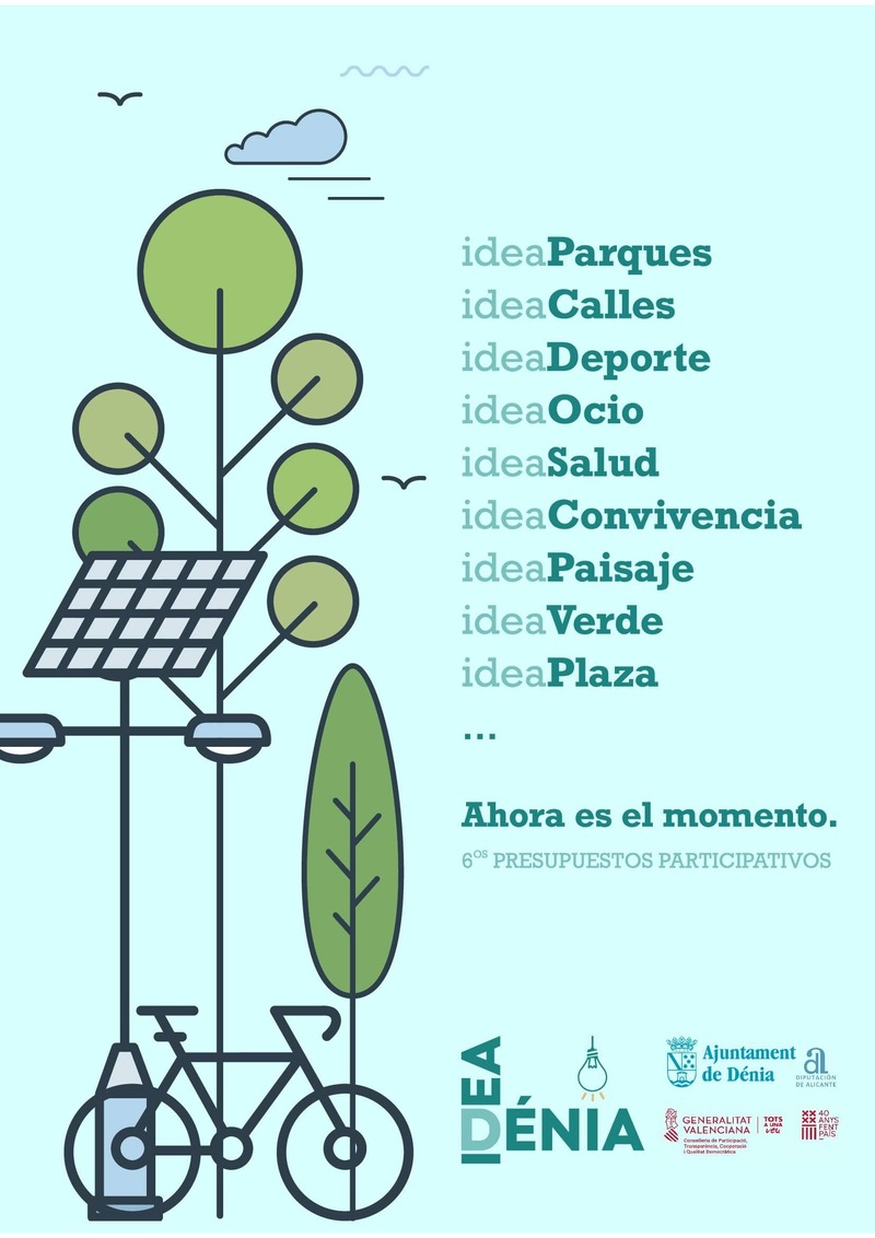  
El 26 de septiembre se abre el plazo para participar en la 6.ª edición de los Presupuestos Participativos 