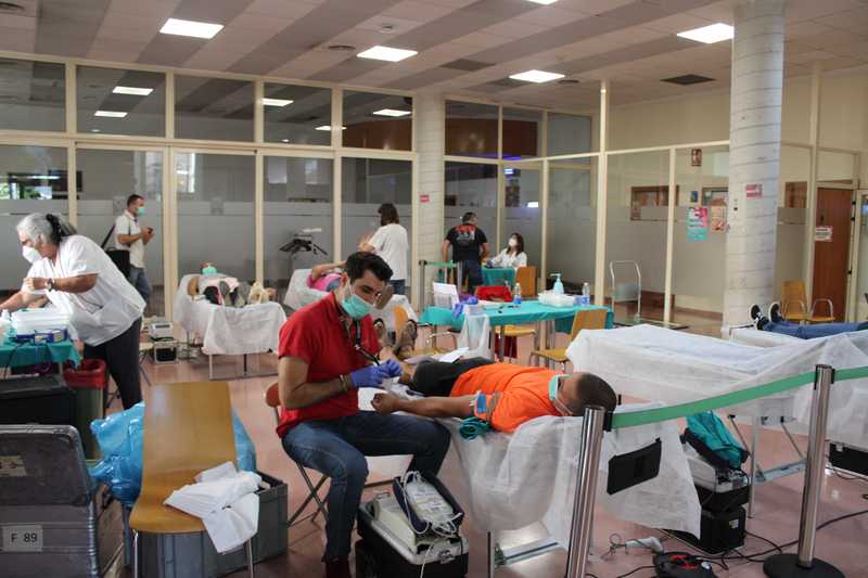 Éxito de participación en el Maratón de donación de sangre de Dénia