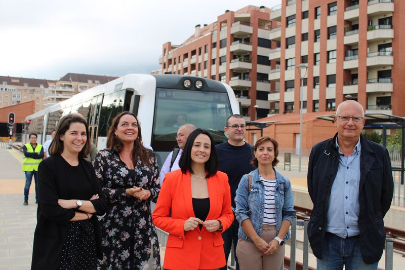 Las pruebas ferroviarias en la estación de Dénia acercan la reapertura de la Línea 9 del TRA...