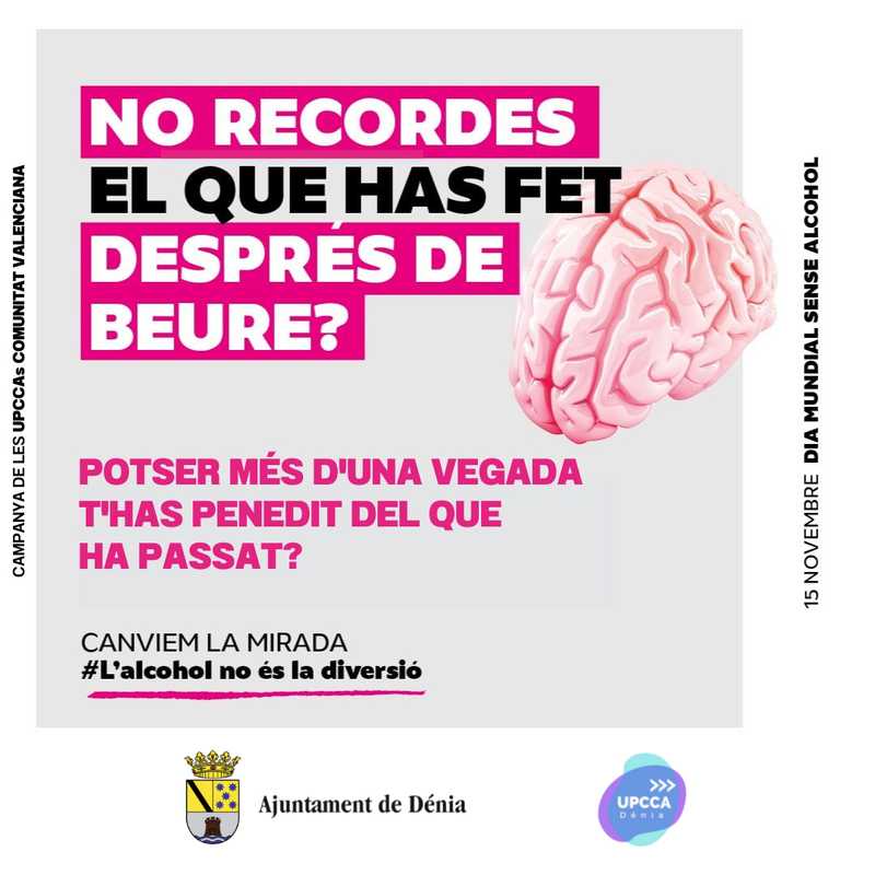 15 de noviembre, Día Mundial sin alcohol:
La campaña de la Red de unidades de prevención de...