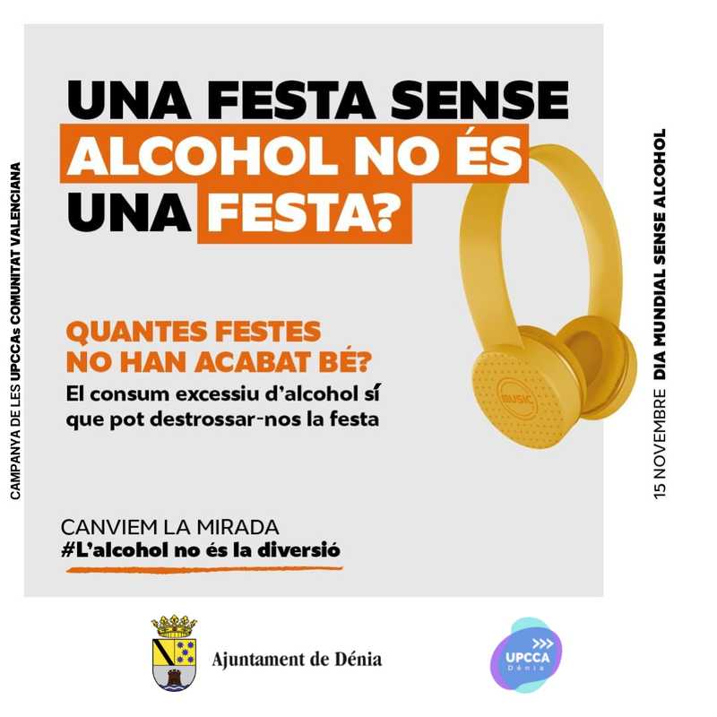 15 de novembre, Dia Mundial sense alcohol:
La campanya de la Xarxa d'unitats de prevenc...