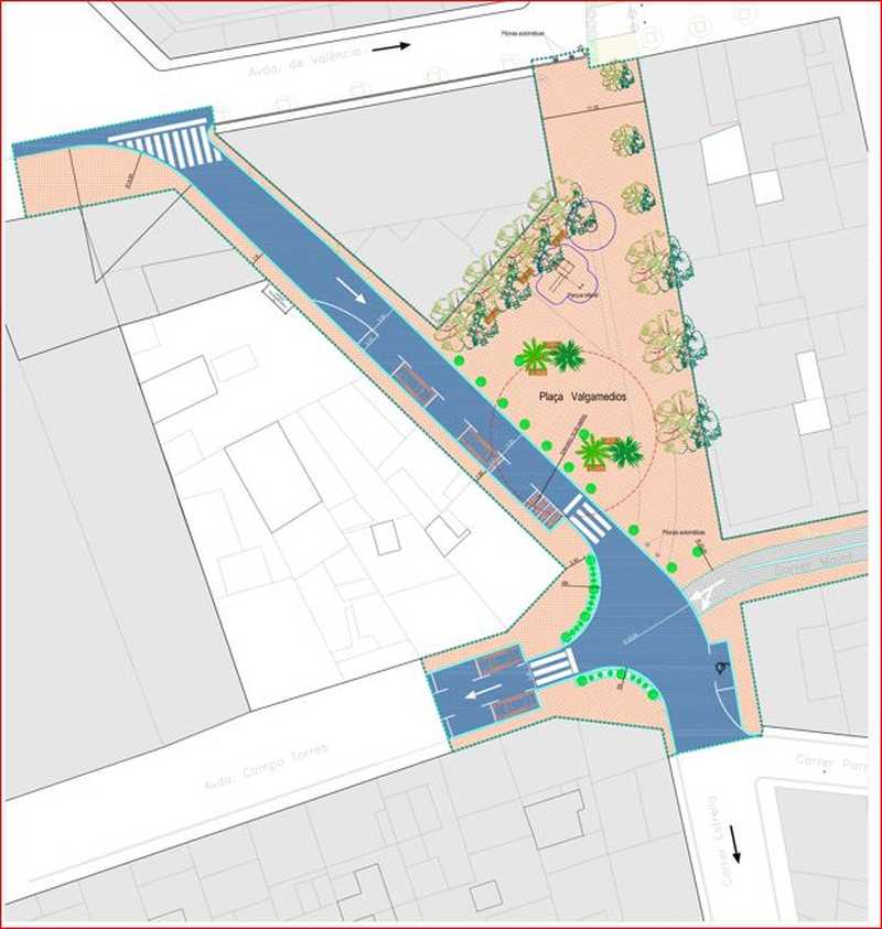 El Ajuntament de Dénia adjudica la finalización de las obras de reurbanización de la plaza V...