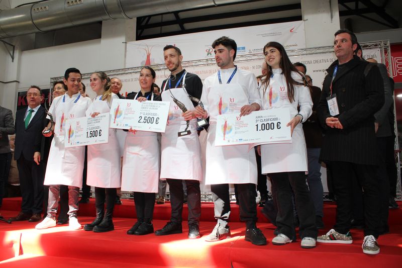 Ganadores del XI Concurso Internacional de Cocina Creativa de la Gamba Roja de Dénia 