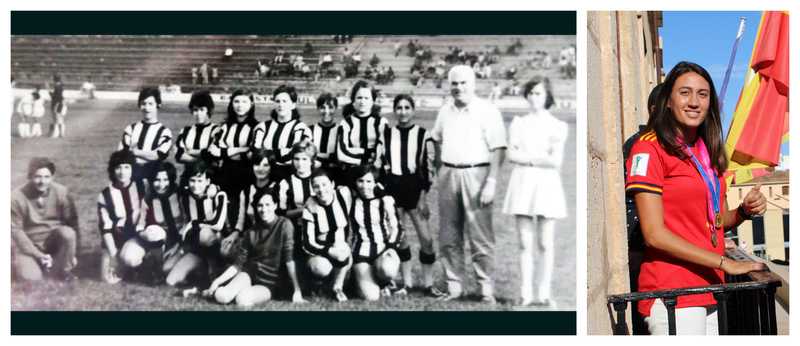Les jugadores del primer equip femení de futbol de Dénia reben un reconeixement amb motiu de...