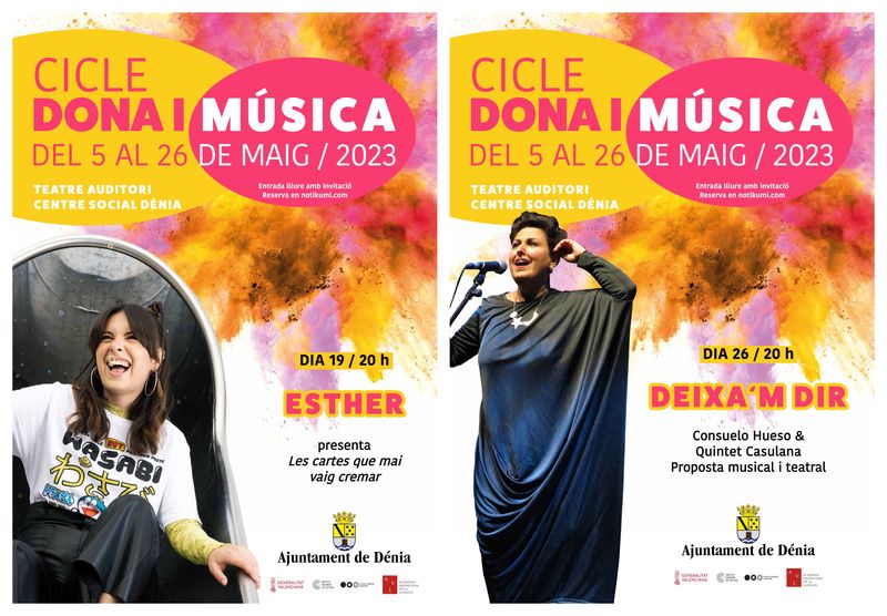 Dénia celebra el cicle ‘Dona i Música’ amb concerts tots els divendres de maig al Centre Social