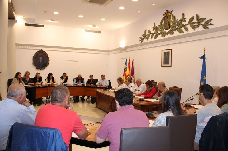 Fotografia d'arxiu del ple de l'Ajuntament de Dénia