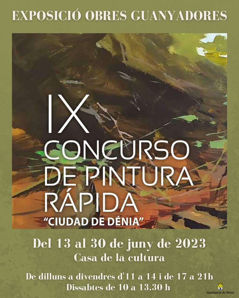  Dénia celebra el IX Concurso de Pintura Rápida 