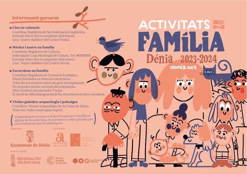 
L’1 d’octubre comencen les ‘Activitats en família’ de la temporada 2023/2024