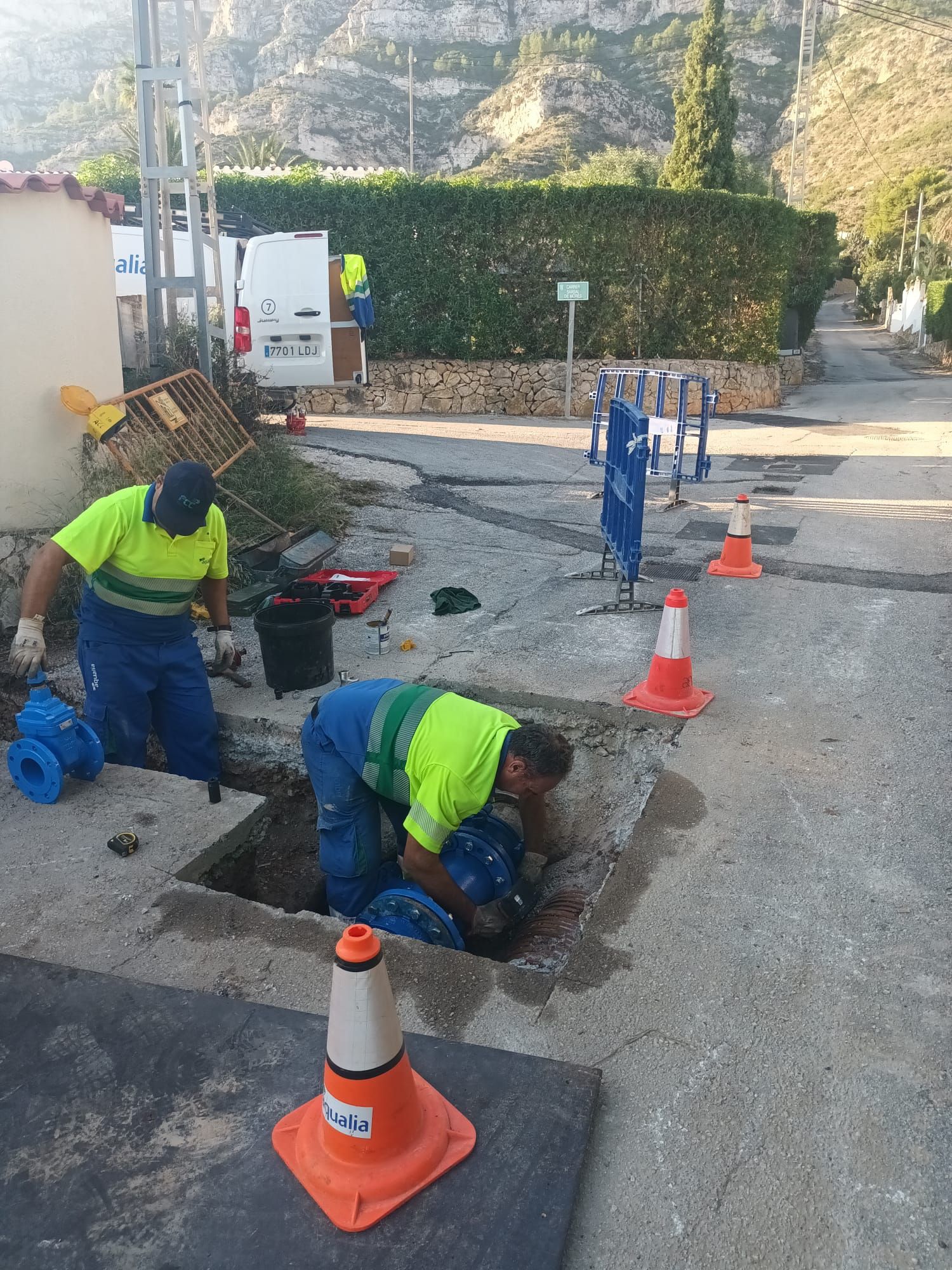  Comienza la segunda fase de instalación de bocas de incendio en la zona del Montgó 