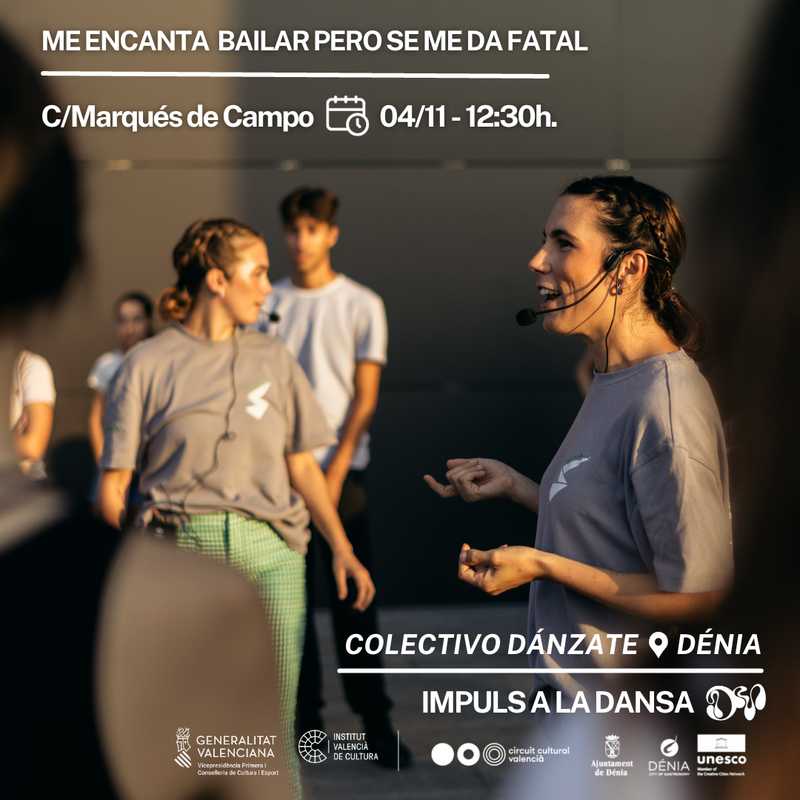 El programa ‘Impuls a la Dansa’ arriba a la fi a Dénia amb una mostra oberta al públic de la...