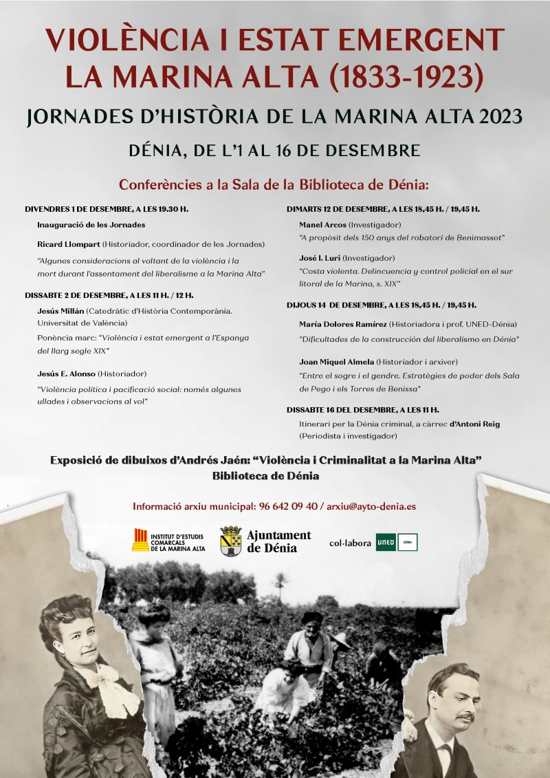 El Ajuntament de Dénia organiza unas jornadas dedicadas a la Historia de la Marina Alta