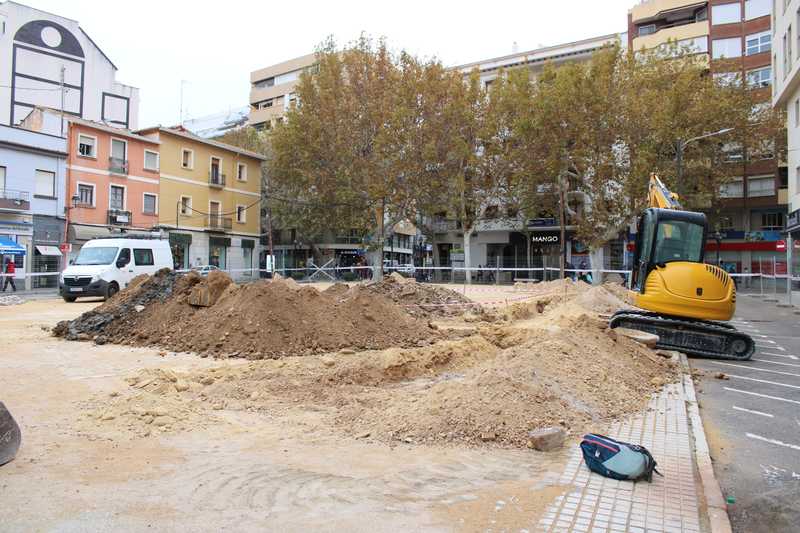 
Les obres del solar de l’antic ambulatori, en marxa
