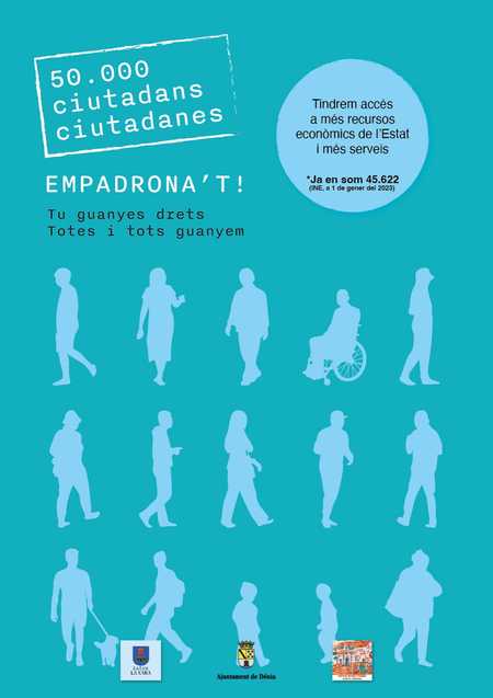 Dénia llança una campanya per a promoure l'empadronament de les persones residents