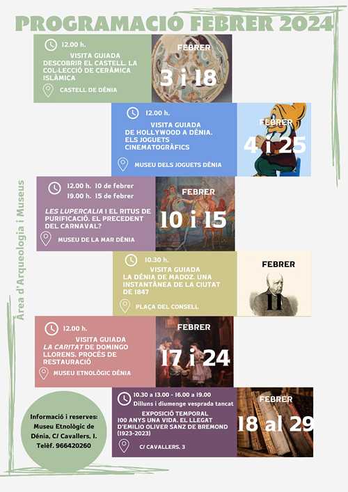 Més de 5.000 persones participen en les activitats programades per l’Àrea d’Arqueologia i Mu...