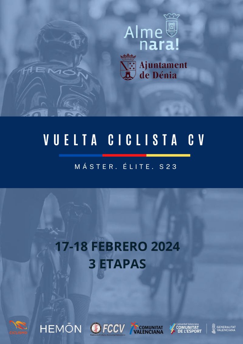 Dénia serà protagonista de la Volta Ciclista a la Comunitat Valenciana en les categories Màs...
