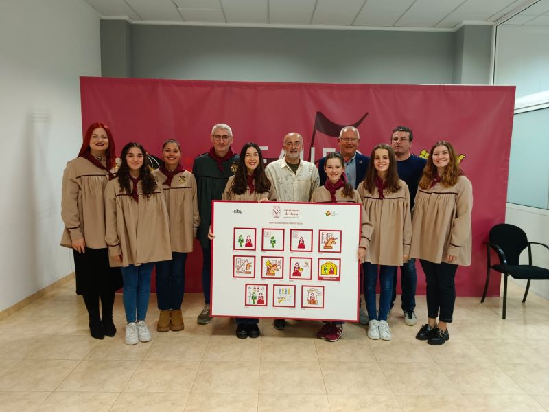 L'Ajuntament de Dénia presenta uns pictogrames inclusius per a les festes de Falles
