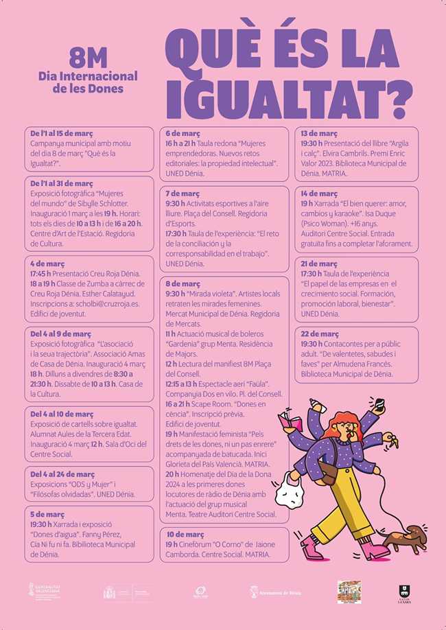 Dénia llança una campanya per a desmuntar prejudicis i interpretacions errònies sobre la igu...