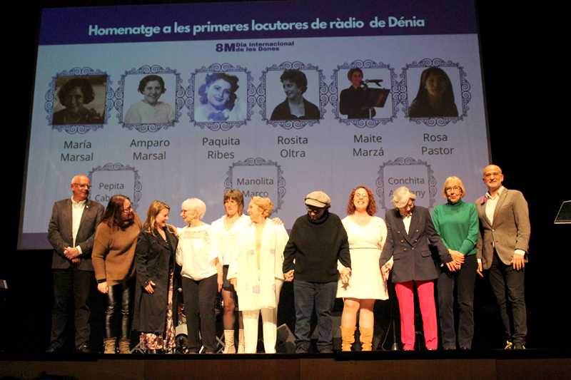  'La radio con voz de mujer', el homenaje de Dénia a las primeras locutoras de radio de la ciudad 