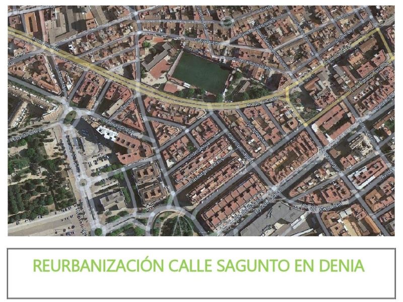 Las obras de reurbanización de la calle de Sagunto salen a licitación